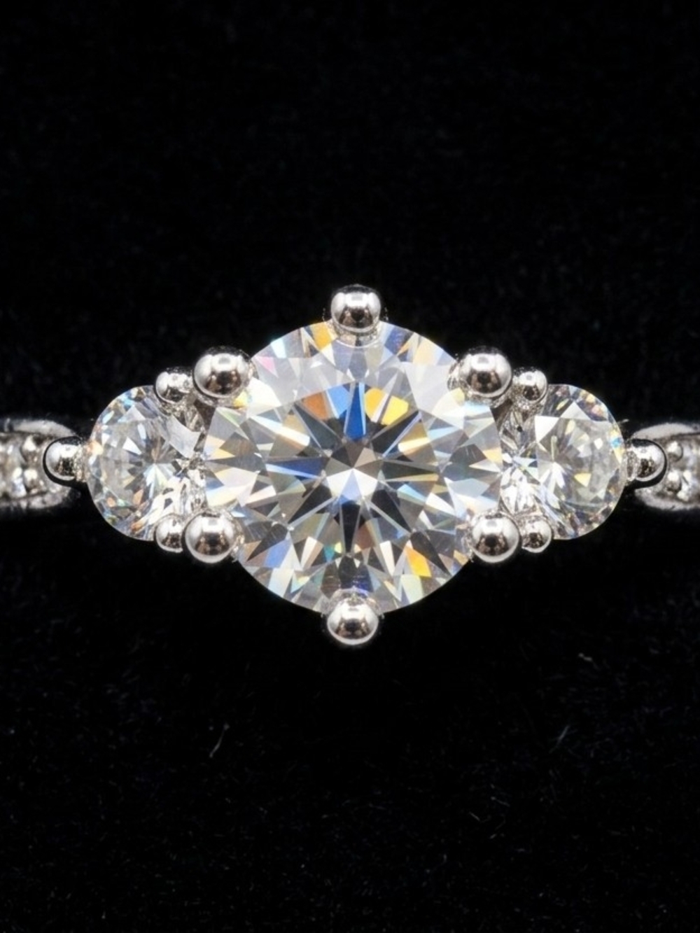 **EXQUISITE** 1 Carat Moissanite  Ring * Size:9